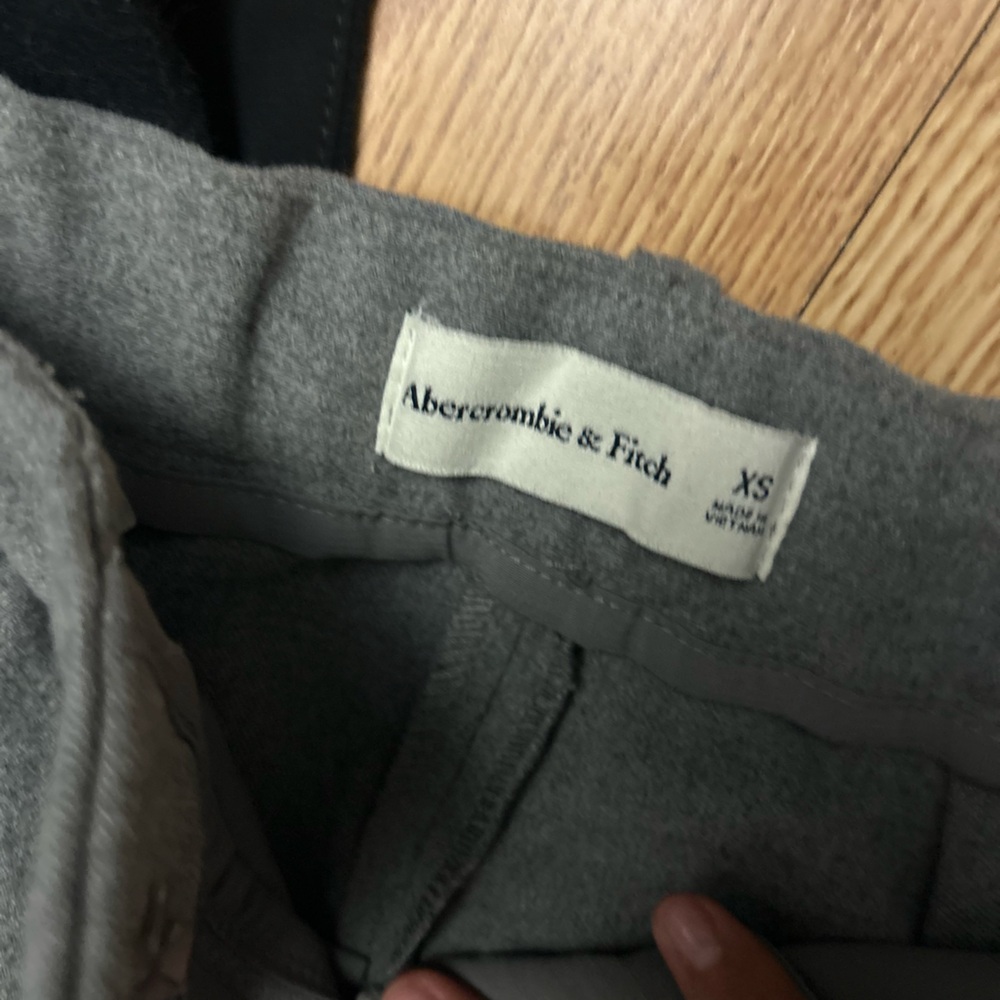 Abercrombie & Fitch Black, Gray, and Pinstripe Pants - Picture 3 of 8